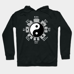 Tai Chi Yin Yang Zen Taoism Chinese Characters Hoodie